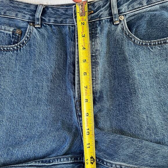 Everlane The Curvy 90’s Cheeky Straight Jean Size 30 Crop High Waist Button Fly - Picture 4 of 8